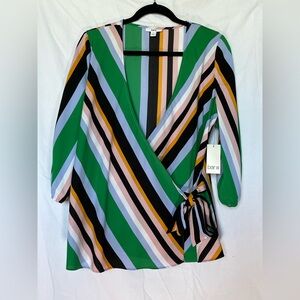 Bar III Multicolor Striped Dress